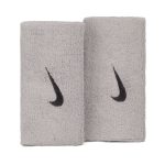 Munhequeira Nike Swoosh Cinza com 2 Unidades - Longa