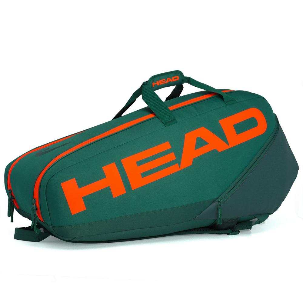 15283581669-e1-1 Raqueteira Head Pro Bag 6R Verde e Laranja