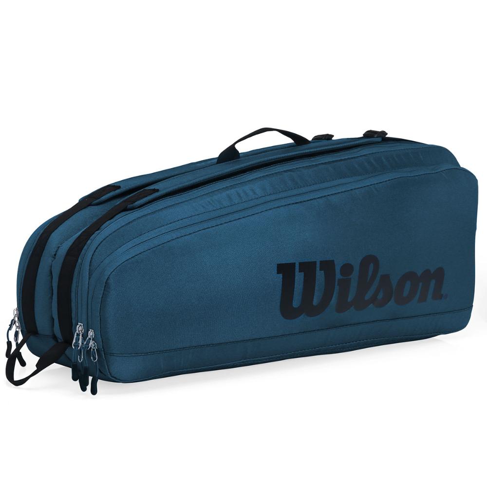 15298826113-u1 Raqueteira Wilson Ultra Tour Esp X6 Azul e Preta