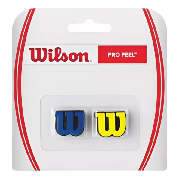 Antivibrador Wislon Pro Feel Azul e Amarelo