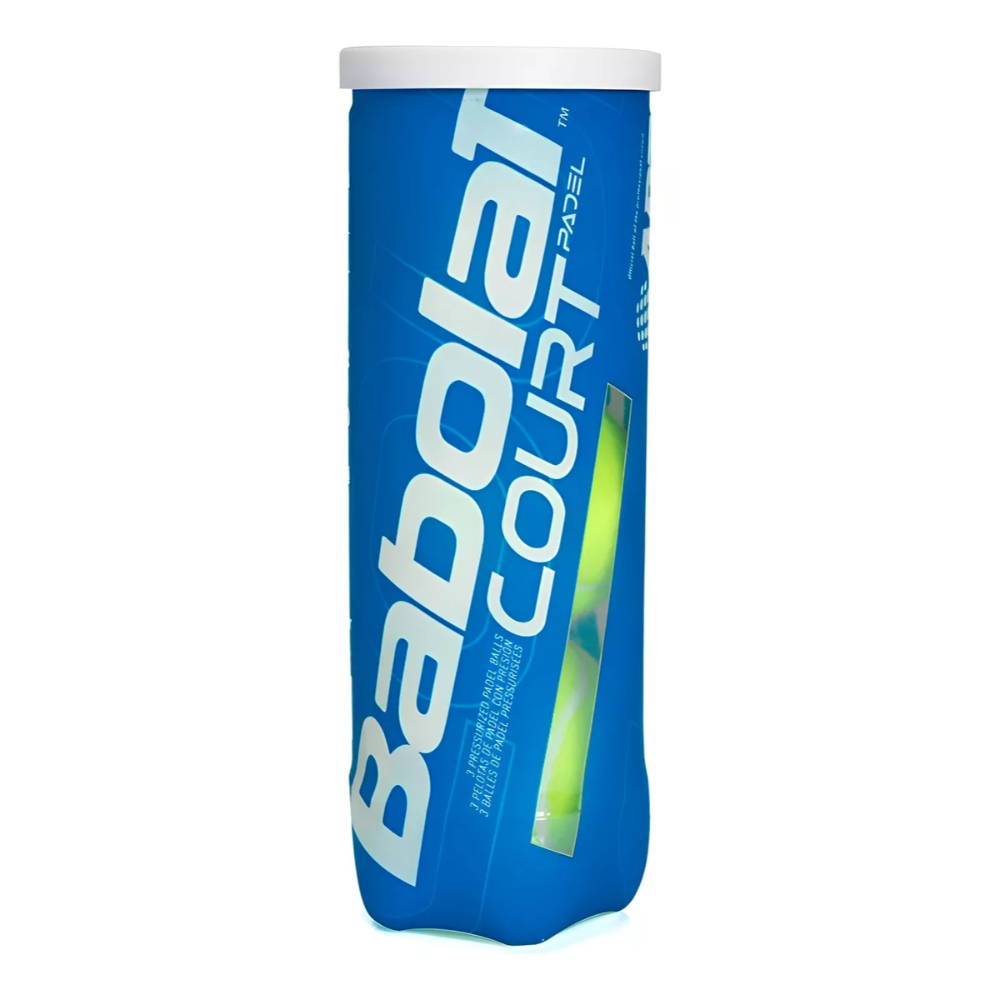 15310319606-pd-1 Bola Babolat Court Padel Tubo com 3 Bolas
