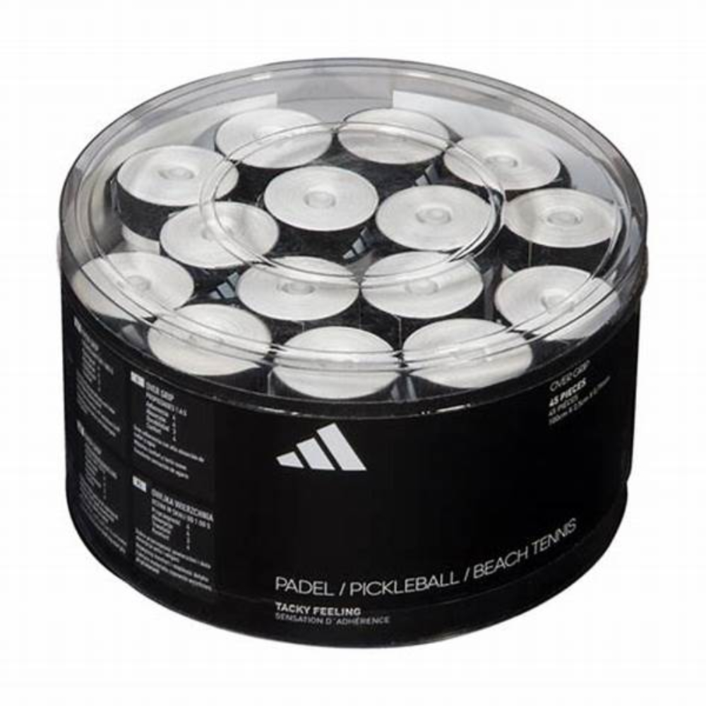 15310428775-pot-br Overgrip Adidas - Pote c/45 - Branco