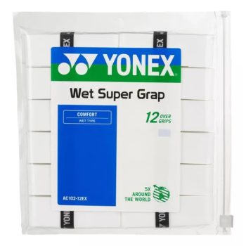 Grip Yonex Branco Pack com 12 Unidades