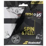 Corda Babolat Hybrid Preta - Set Individual - RPM Blast 17L 1.25mm + Touch VS 16L 1.30mm