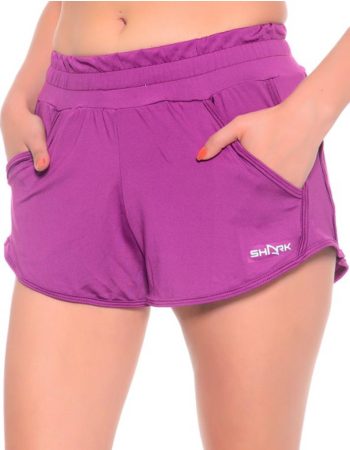 Short Feminino Shark/Roxo