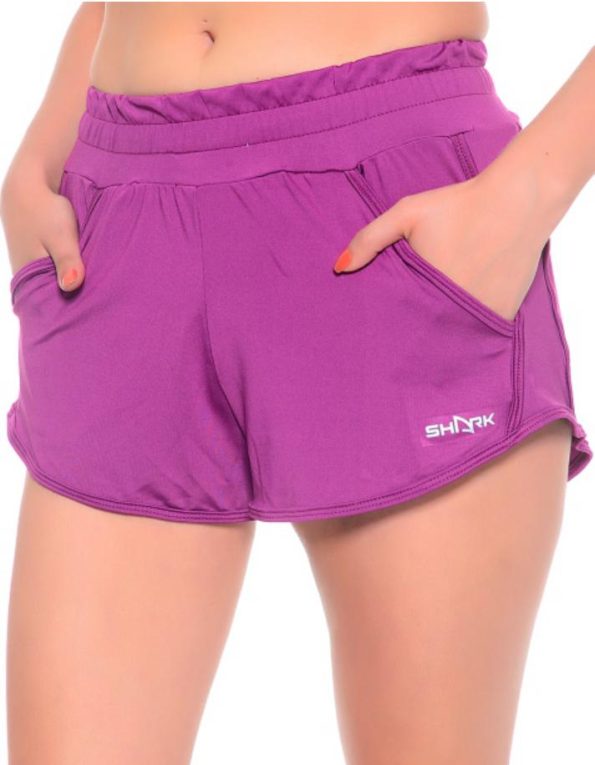 Short Feminino Shark/Roxo