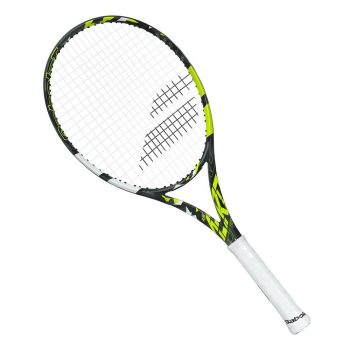 Raquete de Tênis Babolat Pure Aero Team 2023 285G  PTO/AMAR/BR/CINZA