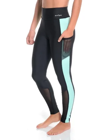 Legging Recort com Bolso Sofia Cimatti Shark Aquamarine