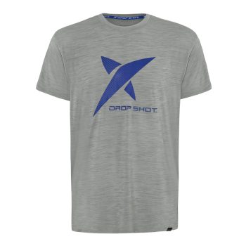 Camiseta DROP SHOT GAME 1.0 - Cinza Inox -