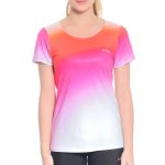 Camiseta Baby Look Sublimada Shark/ Multicor Rosa