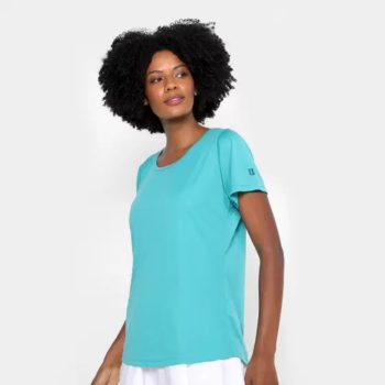 Camiseta Wilson Feminina Performance V Atlantis