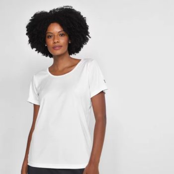 Camiseta Wilson Feminina Performance V Branco