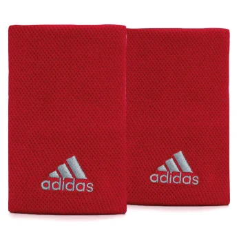 Munhequeira Adidas Wristband Vermelho/Cinza