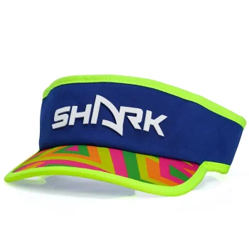 Viseira Shark Stripes 03 - Azul/Pink/Verde