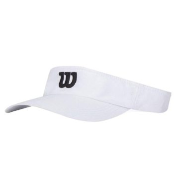 Viseira Wilson Core Logo W Branca