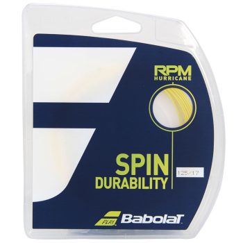 Corda Babolat RPM Hurricane 17L 1.25mm Amarela - Set Individual