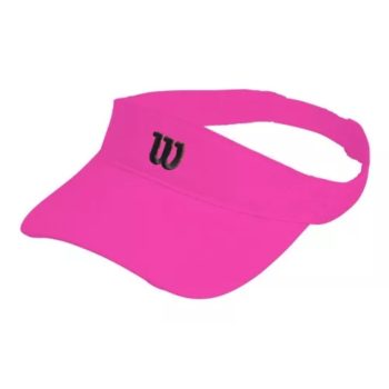 Viseira Core Wilson - Logo W - Pink Neon
