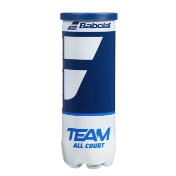Bola de Tênis Babolat Team All Court  X3 - Tubo com 3 Bolas