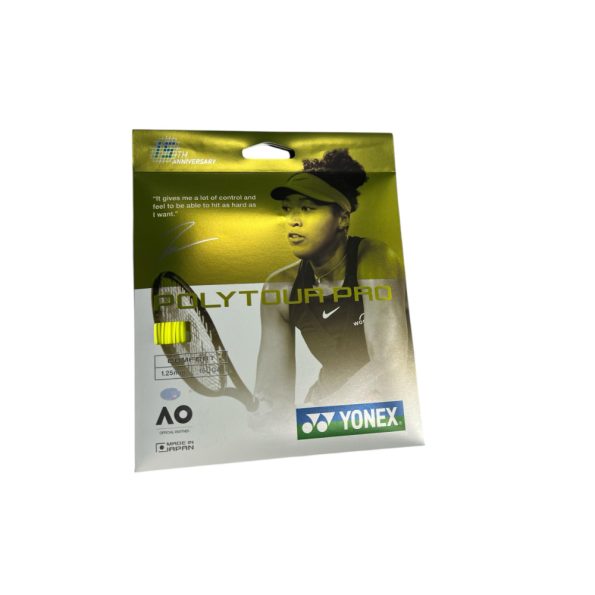 Corda Yonex Poly Tour Pro Comfort 1.25 - Set - Amarelo - ED. ANIVERSARIO