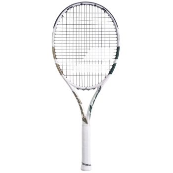 Raquete de Tênis Babolat Boost Wimbledon 260gr - Branco/Verde/Dourado