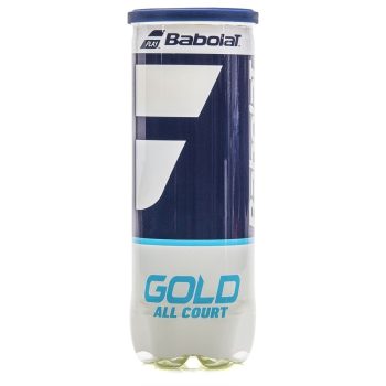 Bola Babolat Gold  All Court  Tubo com 3 Bolas