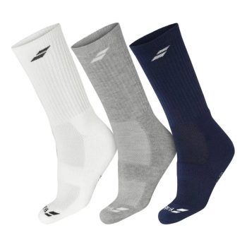 Meia Babolat Pairs Pack 3 BR/AZ/CZ - 42/47