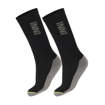 Meia Inni Game Cano Alto Pack c/2 - 39/44  Preta