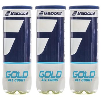 Bola Babolat Gold  All Court  - Pack com 3 Tubos