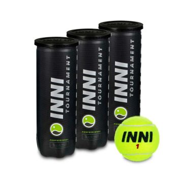 Bola de Tênis Inni Tournament Pro c/ 3 Tubos