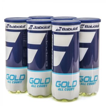Bola Babolat Gold  All Court - Pack com  6 tubos