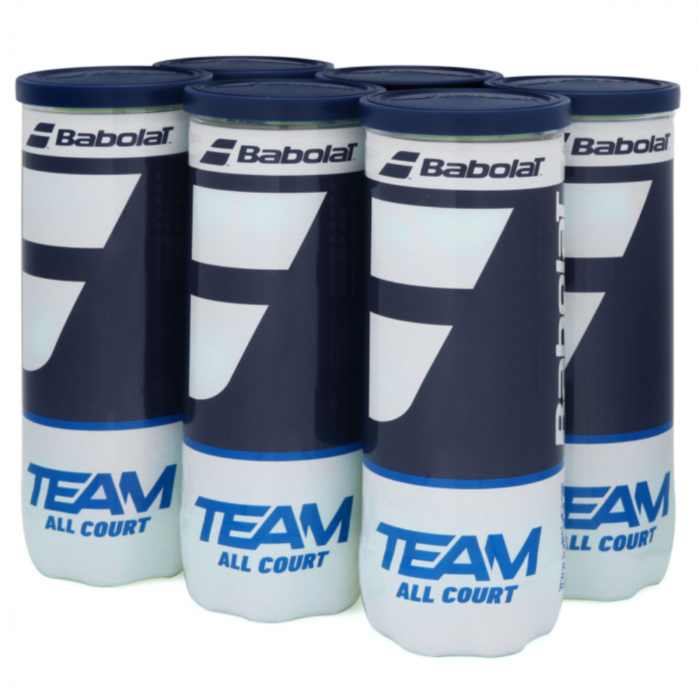 15380902380-team-6.jpg Bola de Tênis Babolat Team All Court X3 - Kit 6 Tubos