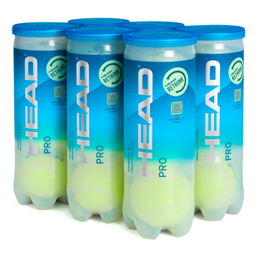 15394571444-proh-6tb.jpg Bola Head Padel Pro - 6 Tubos