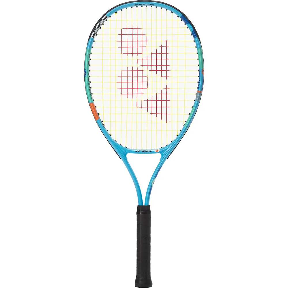 15395038276-jr25-1-1.jpg Raquete de Tenis Yonex Junior 23 Azul e Laranja 200gr